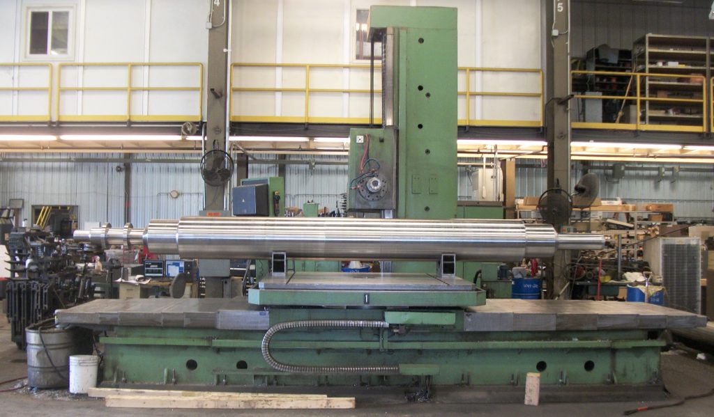 Machining Keyway in Large Shaft Columbia Machine Works