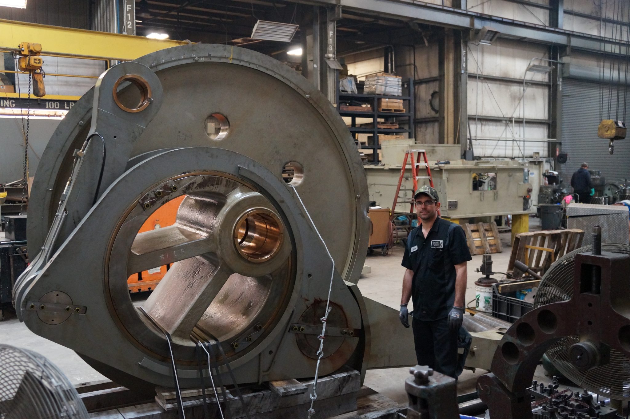 Assembly of Large Eccentric Shaft for Stamping Press Columbia Machine