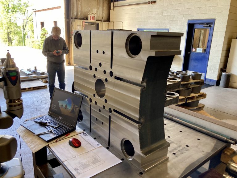 Die Casting Machine Platen Built from Scratch Columbia Machine Works